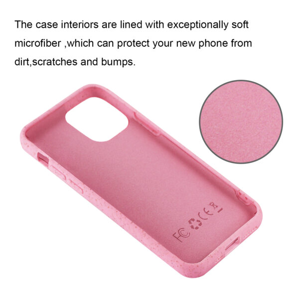 Reiko APPLE IPHONE 11 PRO Wheat Bran Material Silicone Phone Case In Pink - Image 3