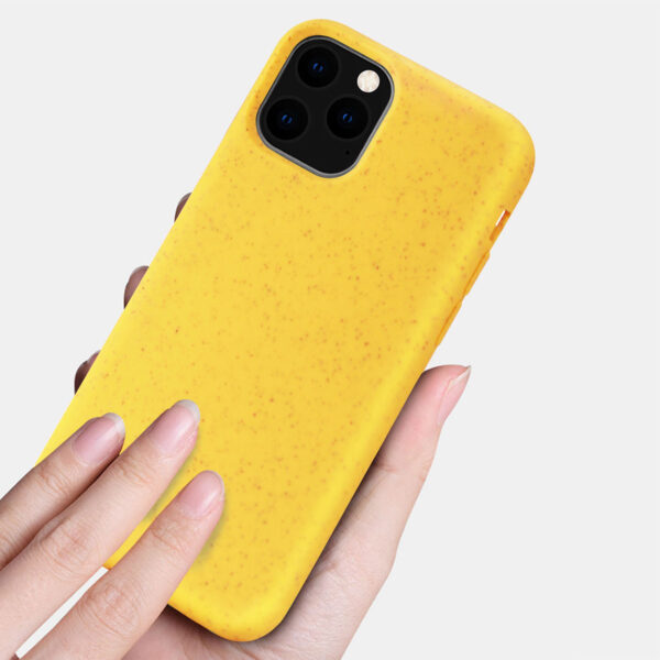 Reiko APPLE IPHONE 11 PRO Wheat Bran Material Silicone Phone Case In Yellow - Image 2