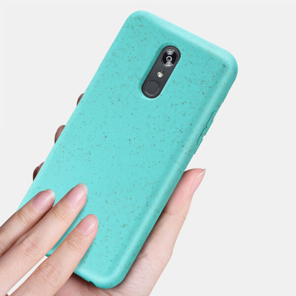 Reiko LG STYLO 5 Wheat Bran Material Silicone Phone Case In Blue - Image 2