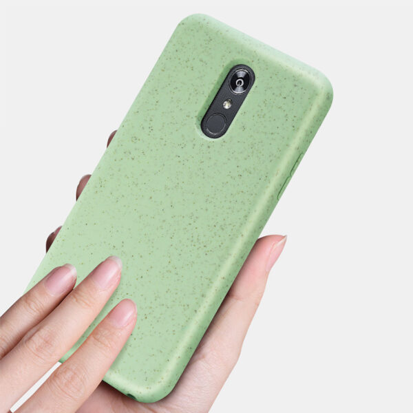 Reiko LG STYLO 5 Wheat Bran Material Silicone Phone Case In Green - Image 2