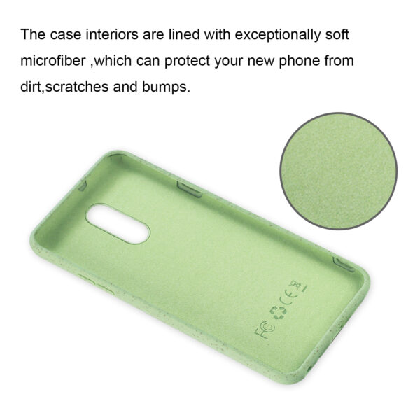 Reiko LG STYLO 5 Wheat Bran Material Silicone Phone Case In Green - Image 3