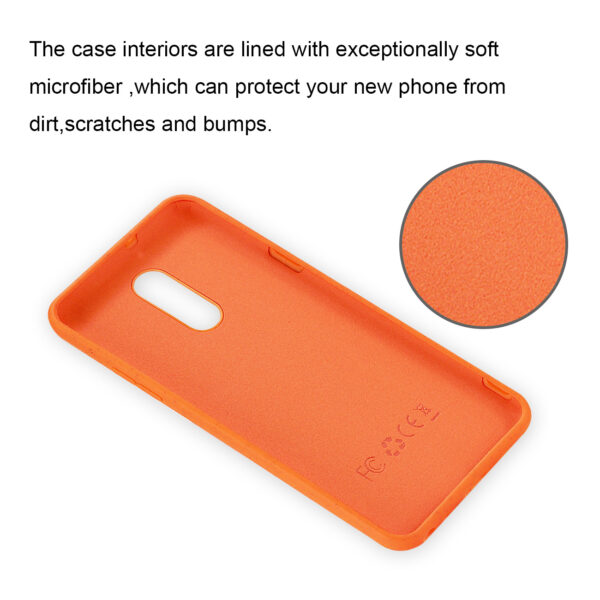 Reiko LG STYLO 5 Wheat Bran Material Silicone Phone Case In Orange - Image 3