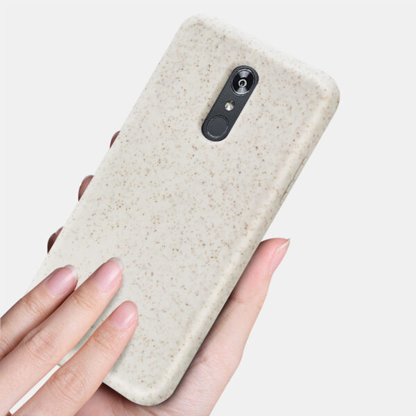 Reiko LG STYLO 5 Wheat Bran Material Silicone Phone Case In White - Image 2