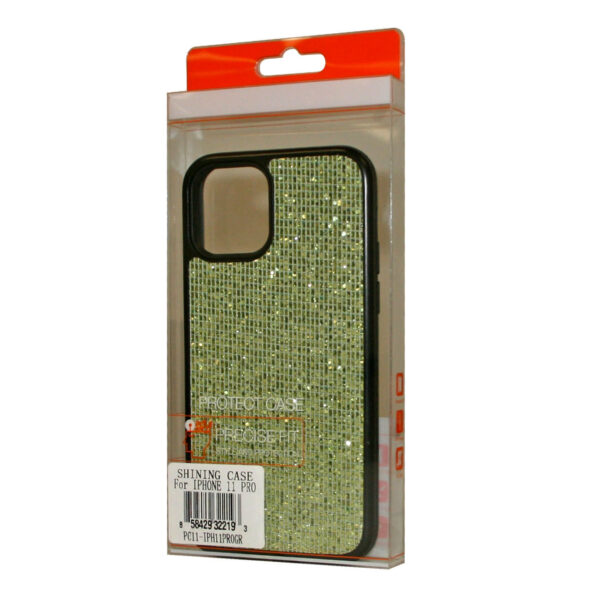 Reiko DIAMOND RHINESTONE Case For APPLE IPHONE 11 PRO MAX In Green - Image 2