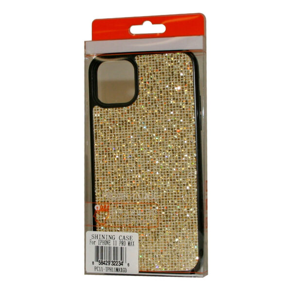 Reiko DIAMOND RHINESTONE Case For APPLE IPHONE 11 PRO In Gold - Image 2