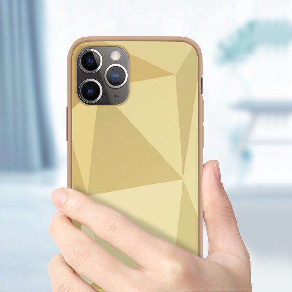 Reiko Apple iPhone 11 Pro Apple Diamond Cases In Gold - Image 2