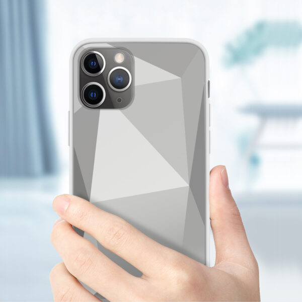 Reiko Apple iPhone 11 Pro Apple Diamond Cases In Silver - Image 2