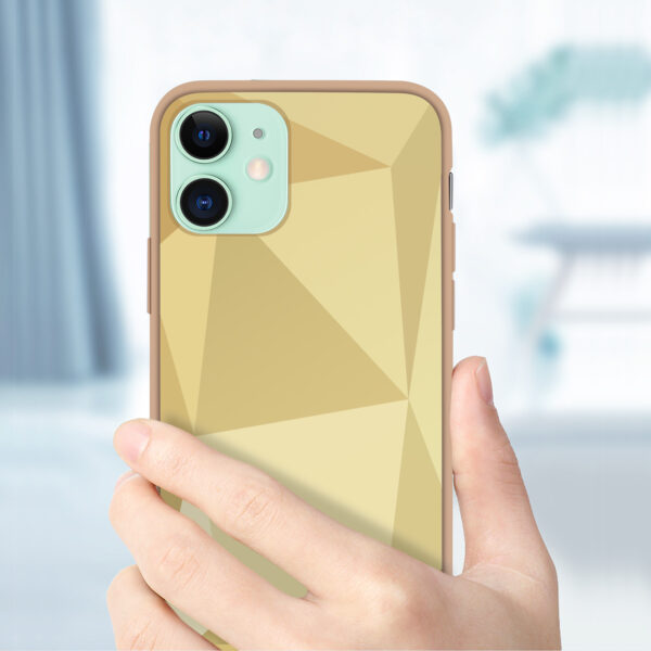Reiko Apple iPhone 11 Apple Diamond Cases In Gold - Image 2