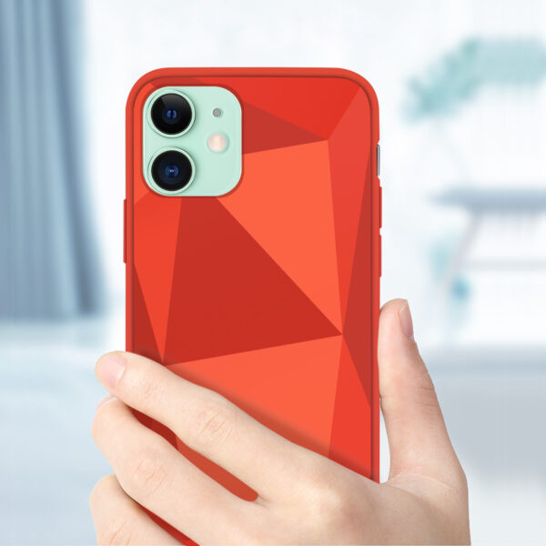 Reiko Apple iPhone 11 Apple Diamond Cases In Red - Image 2