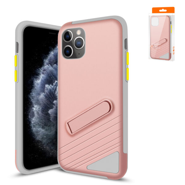 Reiko Apple iPhone 11 Pro Max Armor Cases In Rose Gold
