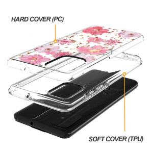 Pressed dried flower Design Phone case for SAMSUNG GALAXY A91/S10 Lite/M80S In Pink - Image 2