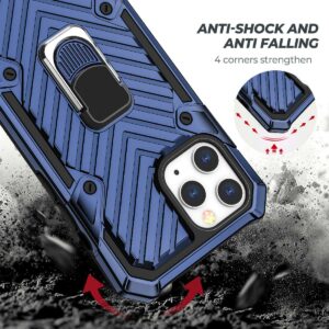IPHONE 12 MINI Kickstand Anti-Shock And Anti Falling Case In Blue - Image 3