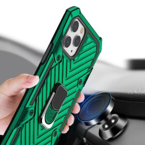 IPHONE 12 MINI Kickstand Anti-Shock And Anti Falling Case In Green - Image 2