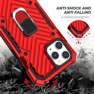 IPHONE 12 MINI Kickstand Anti-Shock And Anti Falling Case In Red - Image 3