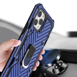 IPHONE 12 PRO MAX Kickstand Anti-Shock And Anti Falling Case In Blue - Image 2