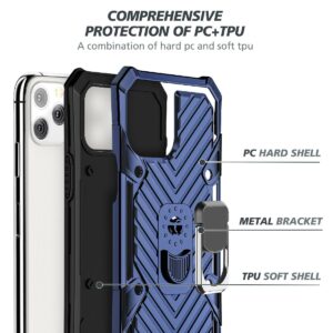 IPHONE 12 PRO MAX Kickstand Anti-Shock And Anti Falling Case In Blue - Image 4