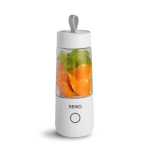 Reiko 350ML Portable Blender With USB Rechargeable Batteries In White