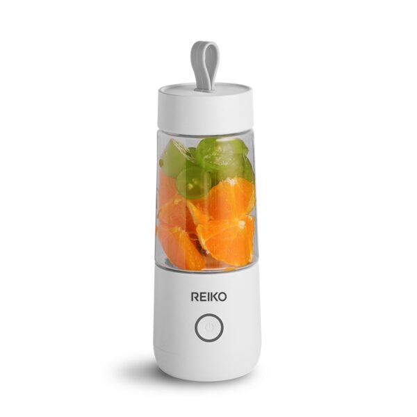Reiko 350ML Portable Blender With USB Rechargeable Batteries In White