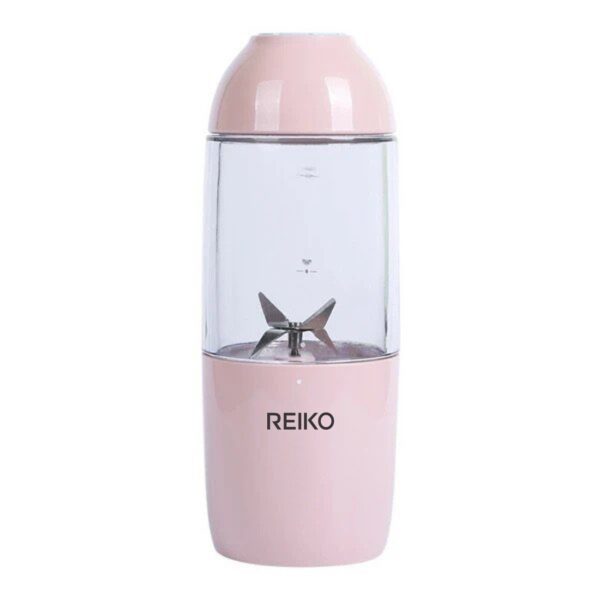 Reiko 380ML Portable Blender With USB Rechargeable Batteries In Pink - Image 2