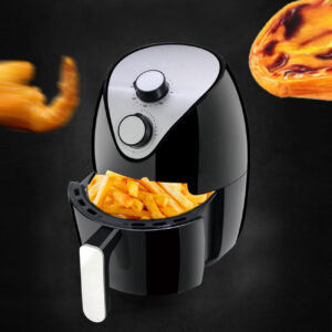 Reiko 2.8 L Air Fryer with Real Cook Technology In Black - Image 3
