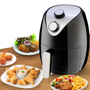 Reiko 2.8 L Air Fryer with Real Cook Technology In Black - Image 4