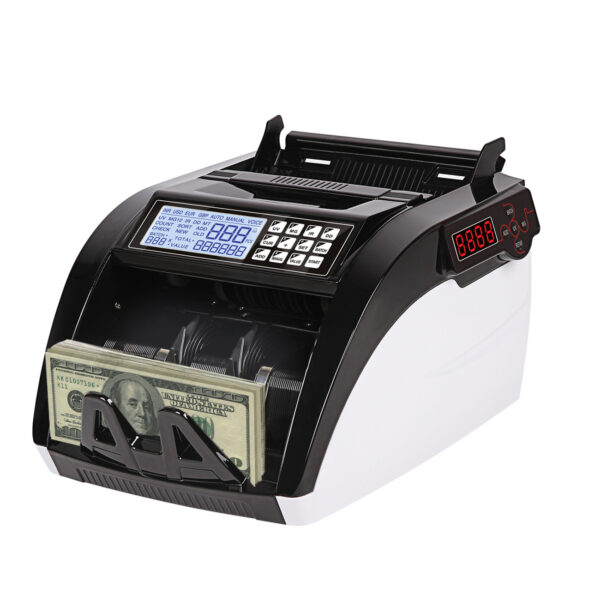 Reiko Money Counting LED Display With UV, Magnetic And Infrared Detection in Black