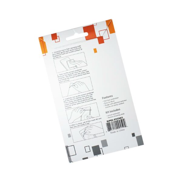 REIKO IPHONE SE/ 5S/ 5 TWO PIECES CLEAR SCREEN PROTECTOR IN CLEAR - Image 4
