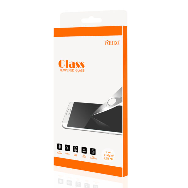 REIKO LG X STYLE/ TRIBUTE HD TEMPERED GLASS SCREEN PROTECTOR IN CLEAR - Image 4
