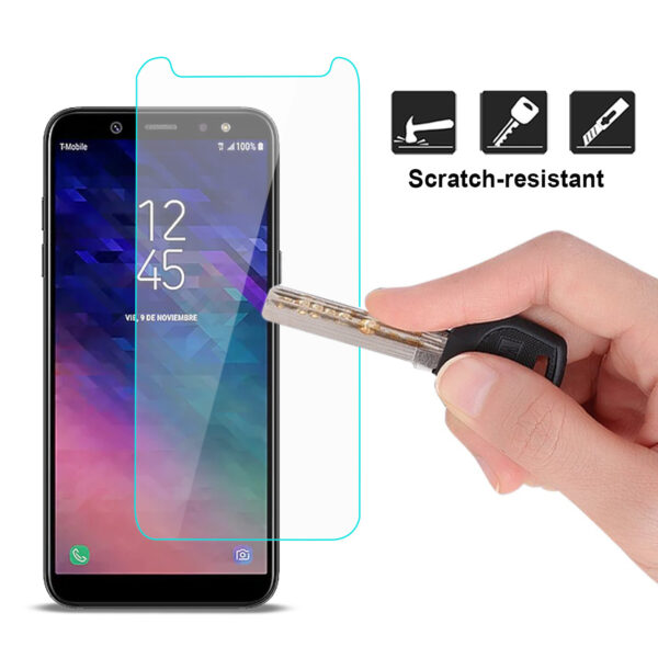 Reiko SAMSUNG GALAXY A6 Lite Tempered Glass Screen Protector In Clear