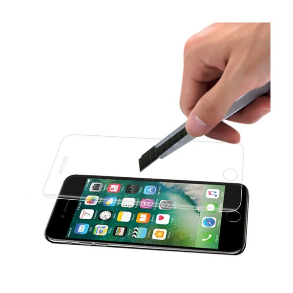 Reiko iPhone 7/8/SE2 3D CURVED FULL COVERAGE TEMPERED GLASS SCREEN PROTECTOR IN CLEAR - Image 2