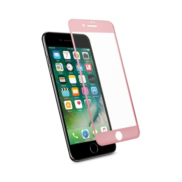 Reiko iPhone 7/8/SE2 3D CURVED FULL COVERAGE TEMPERED GLASS SCREEN PROTECTOR IN ROSE GOLD