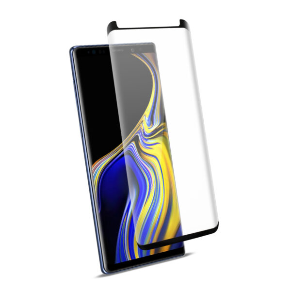 Reiko Samsung Galaxy Note 9 3D Curved Full Coverage Tempered Glass Screen Protector In Black