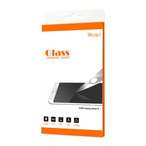 Reiko Samsung Galaxy Note 9 3D Curved Full Coverage Tempered Glass Screen Protector In Black - Image 4