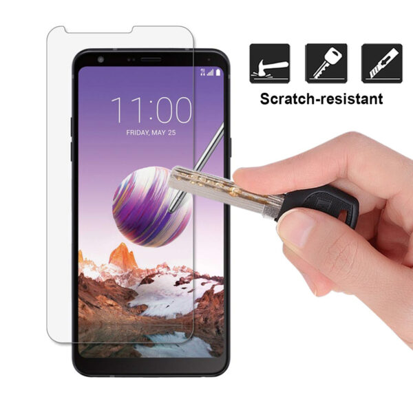 Reiko 24Pcs LG Stylo 4 Tempered Glass Screen Protector With kraft Paper Packaging In Clear - Image 2