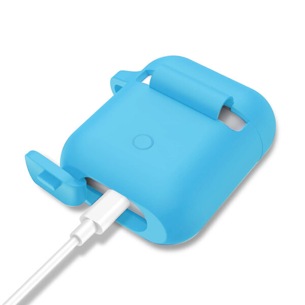 Reiko Silicone Case for Airpods in Blue - Image 2