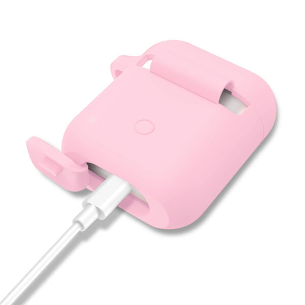 Reiko Silicone Case for Airpods in Pink - Image 2