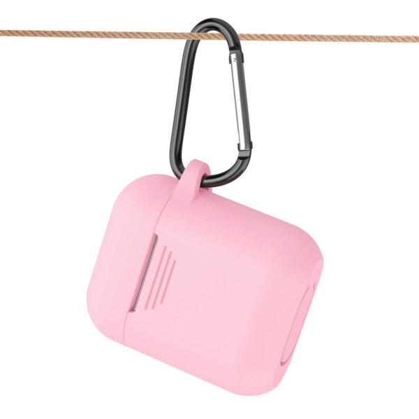 Reiko Silicone Case for Airpods in Pink - Image 3