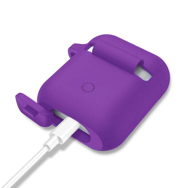 Reiko Silicone Case for Airpods in Purple - Image 2