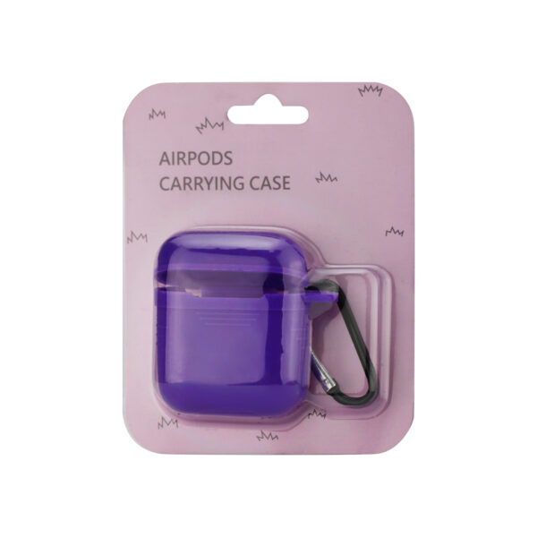 Reiko Silicone Case for Airpods in Purple - Image 4