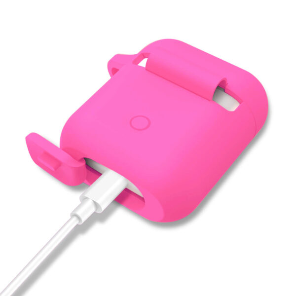Reiko Silicone Case for Airpods in Red - Image 2