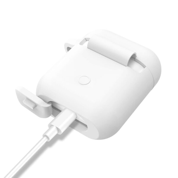 Reiko Silicone Case for Airpods in White - Image 2