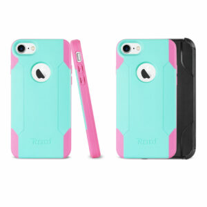 Reiko iPhone 7/8/SE2 3-In-1 Hybrid Heavy Duty Holster Combo Case In Mint Green - Image 3
