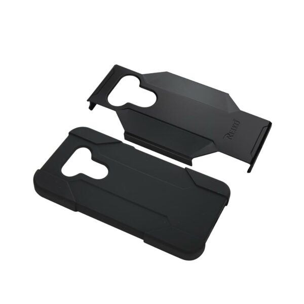 REIKO LG G5 3-IN-1 HYBRID HEAVY DUTY HOLSTER COMBO CASE IN BLACK - Image 3