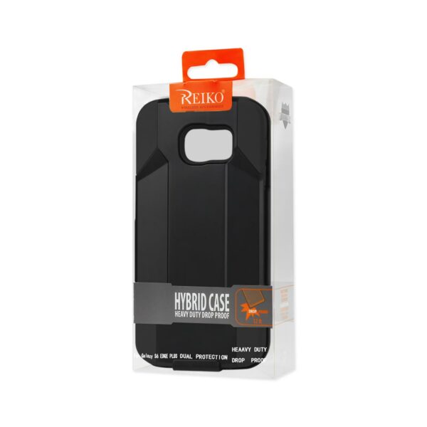 REIKO SAMSUNG GALAXY S6 EDGE PLUS 3-IN-1 HYBRID HEAVY DUTY HOLSTER COMBO CASE IN BLACK - Image 4