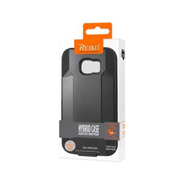 REIKO SAMSUNG GALAXY S7 ACTIVE 3-IN-1 HYBRID HEAVY DUTY HOLSTER COMBO CASE IN BLACK - Image 4