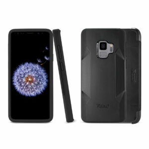 Reiko Samsung Galaxy S9 3-In-1 Hybrid Heavy Duty Holster Combo Case In Black - Image 2