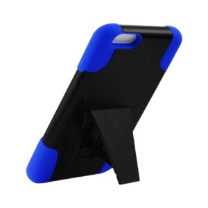 Reiko iPhone 6S/ 6 Plus Hybrid Heavy Duty Case With Kickstand In Navy Black - Image 2