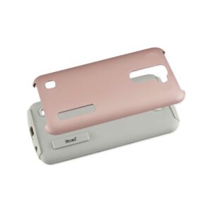 REIKO LG K10 SOLID ARMOR DUAL LAYER PROTECTIVE CASE IN ROSE GOLD - Image 3