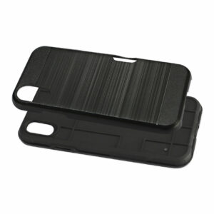 Reiko iPhone XS Max Slim Armor Hybrid Case With Card Holder In Black - Image 3