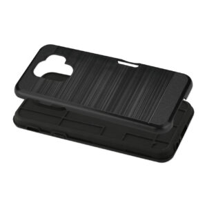 Reiko Samsung Galaxy A6 Slim Armor Hybrid Case With Card Holder In Black - Image 3